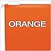 Pendaflex Reinforced Hanging File Folders, Letter Size, Orange, 1/5 Cut, 25/BX (4152 1/5 ORA)