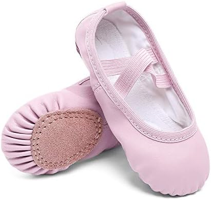 Cute stars Girls Leather Dance Ballet Shoes Slippers for Girls/Kids/Toddlers