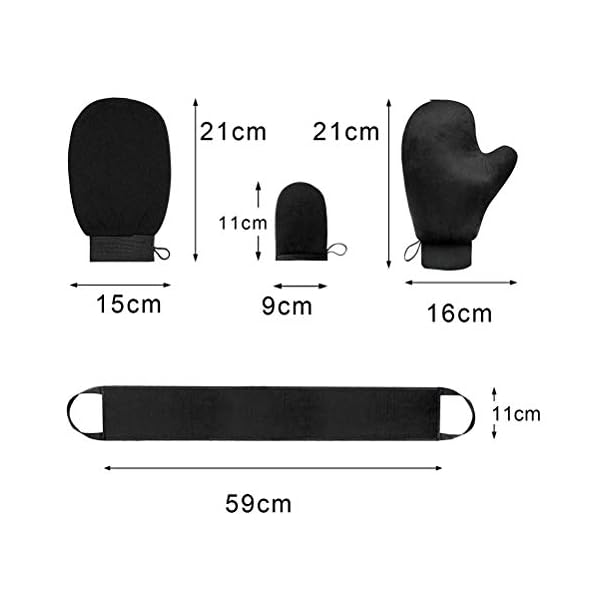 4-in-1-Tanning-Lotion-Applicator-Self-Tanning-Mitt-Applicator-to-Back-Exfoliating-Gloves-Tanning-Mitt-Set-for-Lotion-Cream-Medicine 4 in 1 Tanning Lotion Applicator, Self Tanning Mitt Applicator to Back, Exfoliating Gloves Tanning Mitt Set for Lotion…