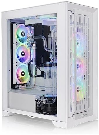 CTE T500 TG ARGB | E-ATX Full Tower Chassis | Snow White