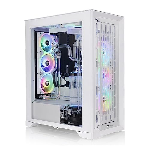 CTE T500 TG ARGB | E-ATX Full Tower Chassis | Snow White