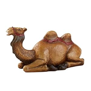 Avalon Gallery Val Gardena Hand Painted Resin Nativity Statue Set and Add On Figurines (Camel)