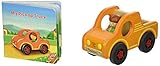 Hape My Pickup Truck Wooden Figure Set with Book