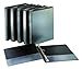 Cardinal ClearVue Round Ring View Binders, 1-Inch Capacity, Black, Case of 6 Binders (00316-C)