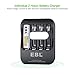 EBL AAA Rechargeable Batteries 1100mAh (4 Counts) and Quick Smart Battery Charger - 2 Hours Fully Charged, 2 USB Input Ports, More Convenient and Rapid …