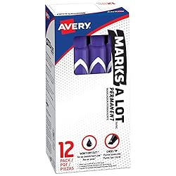 AVERY Marks-A-Lot Permanent Markers, Large