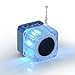 TOMTOP Mini Digital Portable Music MP3/4 Player Micro SD/TF USB Disk Speaker FM Radio (Blue)
