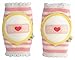 Crawlings Girl's Bandage Knee Pads One Size Pink