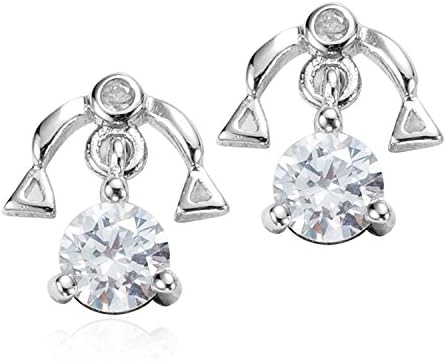 The Ideal Company's Sliver Plated Constellation Stars Sign Crystal Earring Stud