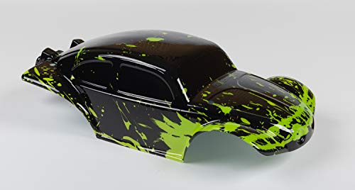 SummitLink Compatible Custom Body Muddy Green Over Black Replacement for 1/10 Scale RC Car or Truck (Truck not Included) STB-BG-01