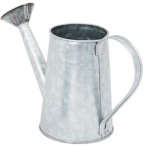 Juvale Galvanized Watering Can Vases with Handle for Home Decor (5.5