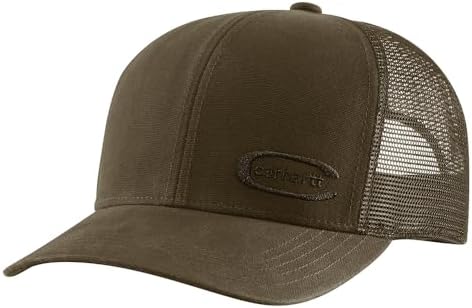 Carhartt Men's Rugged Flex Canvas Mesh-Back 1889 Patch Cap