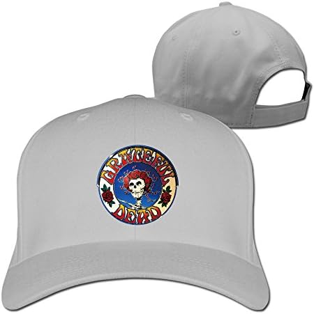 The Famous Grateful Dead Skull And Roses Logo Music Cool Plain Baseball Cap Blank Hat Solid Color
