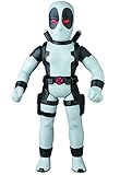 Medicom Marvel Retro Deadpool Sofubi Action Figure (X-Force Version), Gray