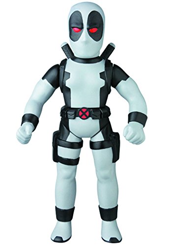 Medicom Marvel Retro Deadpool Sofubi Action Figure (X-Force Version), Gray