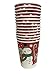Christmas Paper Plates Napkins and Cups Red with Snowman