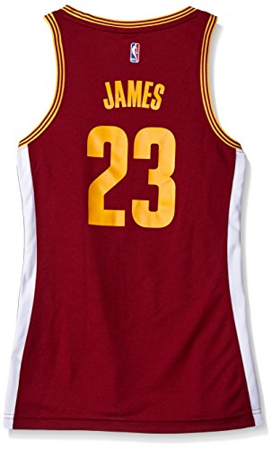 NBA Cleveland Cavaliers LeBron James #23 Women's Road Replica Jersey, X-Large, Maroon