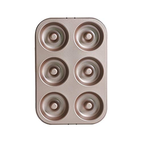 Bakerdream 6 Cavity Nonstick Donut Pan Baking Tray Donut Cake Pan Bagels Donut Maker - Thumbnail 7