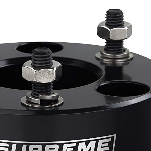 Supreme Suspensions - Full Lift Kit for 2009-2018 Dodge Ram 1500 [4WD] 3" Front Lift Billet Strut Spacers + 2" Rear Lift Billet Spring Spacers (Silver) - Thumbnail 4
