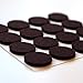 GOSSIP 168 Pcs Premium Furniture Felt Pads – Brown Heavy Duty Adhesive Floor Protectors for Furniture Legs. Assorted Sizes with Noise Dampening Rubber Bumpers. Furniture Sliders for Hardwood Floors