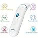 Caroune Ear and Forehead Thermometer, Medical Digital Infrared Temporal Thermometer for Fever, Instant Accurate Reading for Baby Kids and Adults, Blue