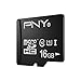PNY 16 GB microSDHC Flash Memory Card (P-SDU16G10-GE-A)