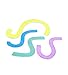 HearthSong ChalkScapes Sidewalk Chalk Rollers, Set of 6 Washable Liquid Chalks in Red, Yellow, Blue, Purple, Orange, and Green