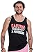 Caution: Bachelor Party in Progess | Stag Guys Night Out Wedding Unisex Tank Top