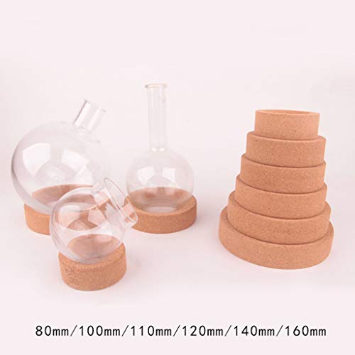 huanban072 Laboratory Bottle Cork Stands Ring Holder 80/100/110/120/140/160mm Round Bottom for 10-5000ml Flask