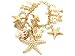 MAKIYO Ocean Beach Theme Starfish Conch Sea Shell Pearl Chain Bracelets Bangles