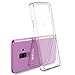 TOZO for Samsung Galaxy S9 Plus Case PC + TPU Hybrid PC+TPU Hard Protect Case Back-Transparent Bumper (Clear)