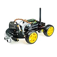 UCTRONICS WiFi Smart Robot Car Kit for Arduino with Real Time Video Camera, Ultrasonic Sensor, Line Tracking, WiFi Module Remote Controlled by Android & iOS App