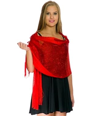 Shawls and Wraps for Evening Dresses - Sheer Bridal Womens Scarves for Prom, Wedding, Party, Bridal - Scarfs for...