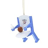 Oklahoma City Thunder Official NBA 4 inch x 3 inch Stadium Seat Ornament by Evergreen