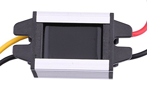 Yeeco Step Down Voltage Reducer Converter DC 12V to 6V 3A/18W Buck Power Module Voltage Regulator Transformer Power Supply Board for Car Vehicle Automotive LED Display Radio