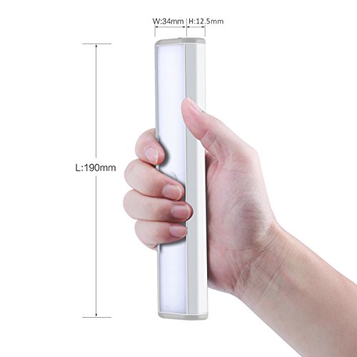 Luce LED A Sensore Di Movimento ZOESON Per Armadio E Scale – Wireless, Ricaricabile USB, 37 LED, 3 Modalità, 1500mAh