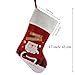 WEWILL Classic Christmas Stockings Set of 2 Santa, Snowman Xmas Character 17-Inch (Style 1)