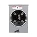 Siemens SUAT111-0PQG Meter Socket with 4 Jaw, Ringless Cover, Horn Bypass, Overhead and Underground Feed, 135-Amp