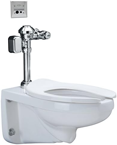 Zurn Z5615 274 00 00 00 1 28 Gpf Wall Hung Elongated Toilet System With Top Spud Diaphragm Hardwired Sensor Valve Buy Online At Best Price In Uae Amazon Ae