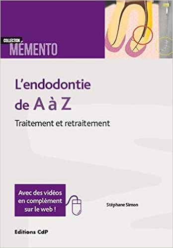 L Endodontie De A A Z Traitement Et Retraitement Avec Des Videos En Complement Sur Le Web Memento French Edition Simon Stephane 9782843614088 Amazon Com Books