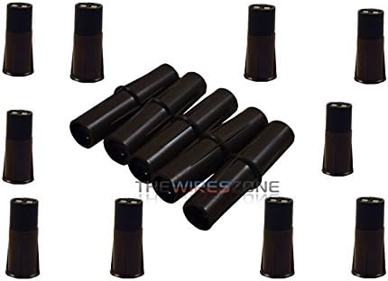 Brown 3/8" Recessed Wired Door Window Sensor Alarm Switch Contact Terminal 10/pk
