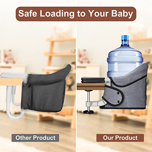 Hook On High Chair with Removable Dining Tray,Folding Portable Clip on