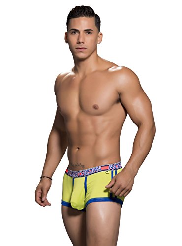 Almost Naked Sports Boxer, Lime, Large
