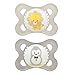 MAM Pacifiers, Baby Pacifier 0-6 Months, Best Pacifier for Breastfed Babies, ‘Animal' Design Collection, Unisex, 2-Count