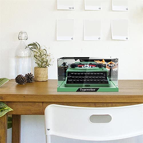 LMTIC Acrylic Display Case for Lego Ideas Typewriter 21327 Building Kit