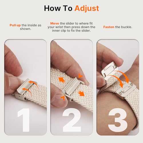 Fullmosa 2 Pack Magnetic Braided Bands Compatible Apple Watch Strap 38mm 40mm 41mm 42mm 44mm 45mm 46mm 49mm Women Men,Soft Elastic Strap for iWatch Ultra3/2/1 SE3/2/1 Series 11 10 9 8 7 6 5 4 3 2 1