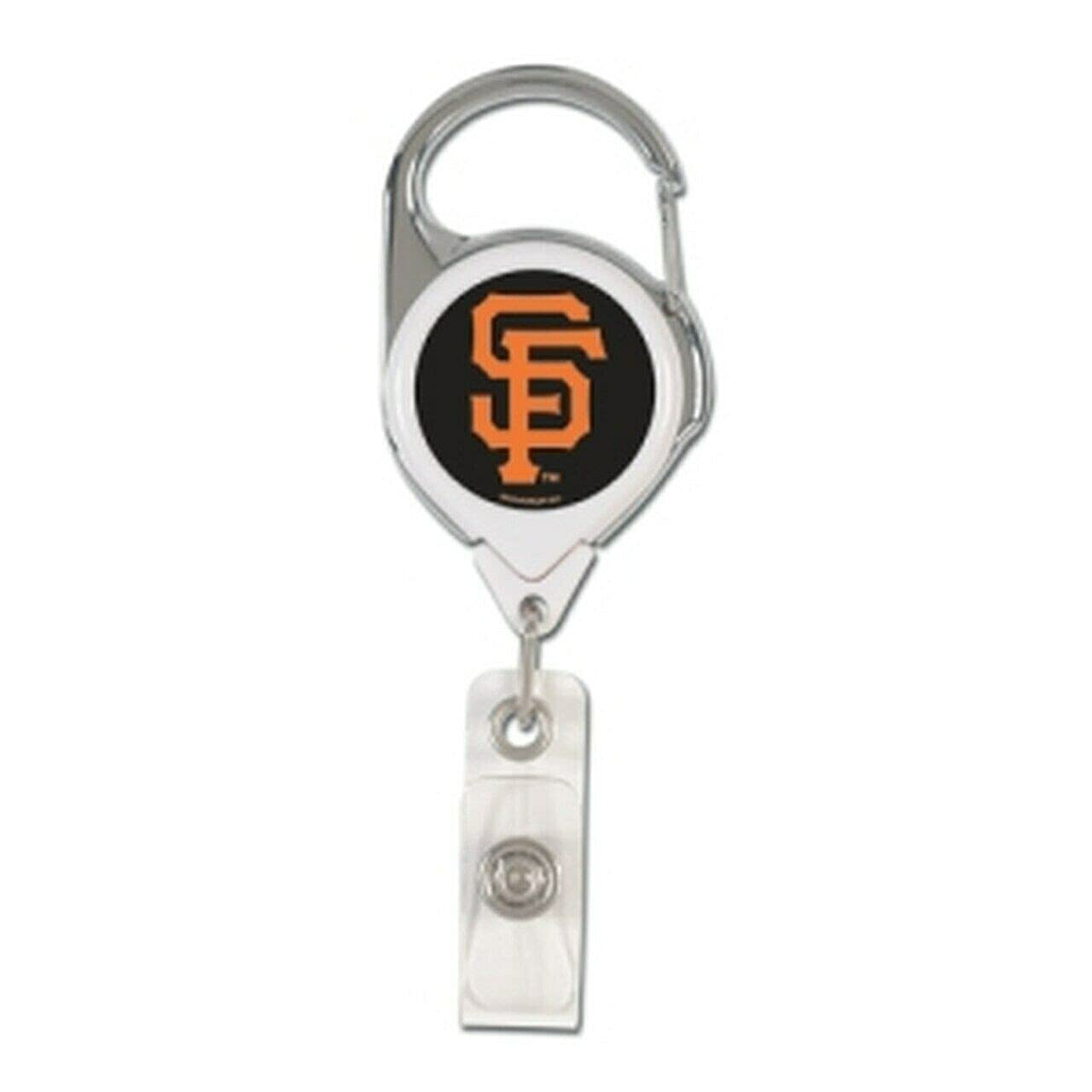 WinCraft MLB San Francisco Giants Retractable Premium Badge Holder, Team Color, One Size