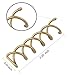 718-Beauty Backspin Spiral Hair Pin, Color Match for Light Hair, 4 Pins