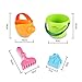 SainSmart Jr. Baby Beach Toy Winter Snow Toys for Kids, 8 PCS Water Toy Safe TPE Material Beach Toy Set