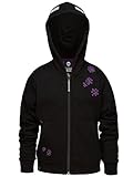 JINX Minecraft Big Boys' Enderman Zip-Up Hoodie (Black, X-Small)
